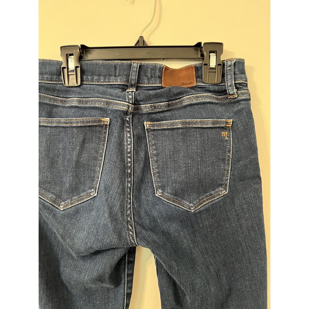 Madewell Women’s Jeans Size 25 Alley Straight Fit 26x29.5 stretch Dark Wash - Picture 9 of 11